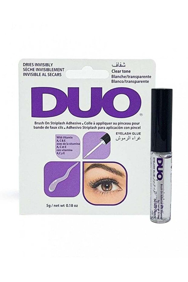 فرشاة لاصقة شفافة للرموش مقاومة للماء من دو 5 جرام