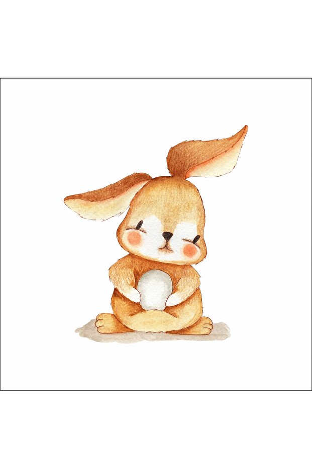 ملصق حائط على شكل أرنب لطيف - 1