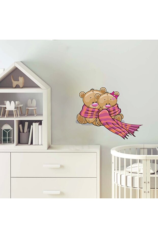 Hugging Bears Sticker - 2