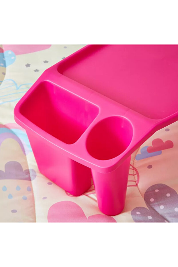 Multifunctional activity table with storage, pink - 7