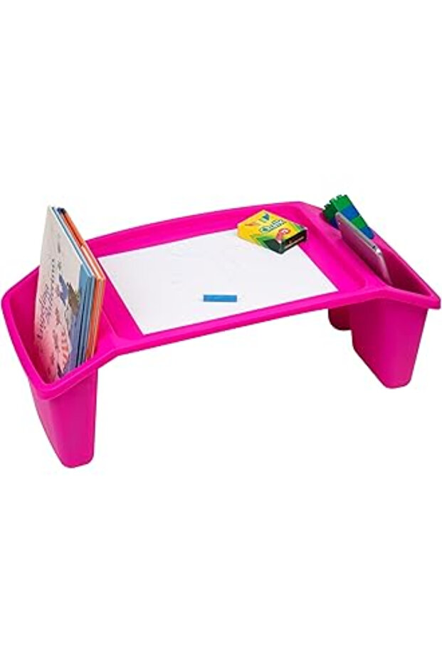 Multifunctional activity table with storage, pink - 3