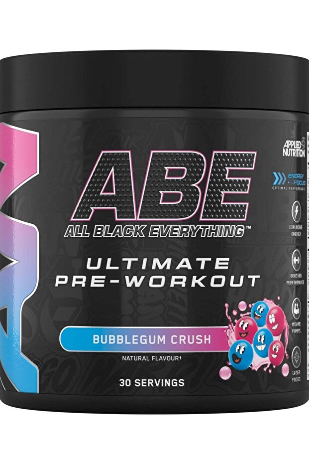 Abe Ultimate Pre-Workout With Bubblegum Crush Flavor-30 Servings