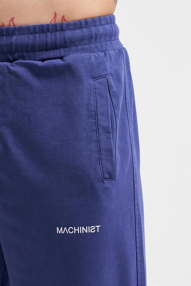 Erkek Luxury Basic Yıkamalı Jogger Eşofman Altı Mıdnıght Blue Cloudy - 4