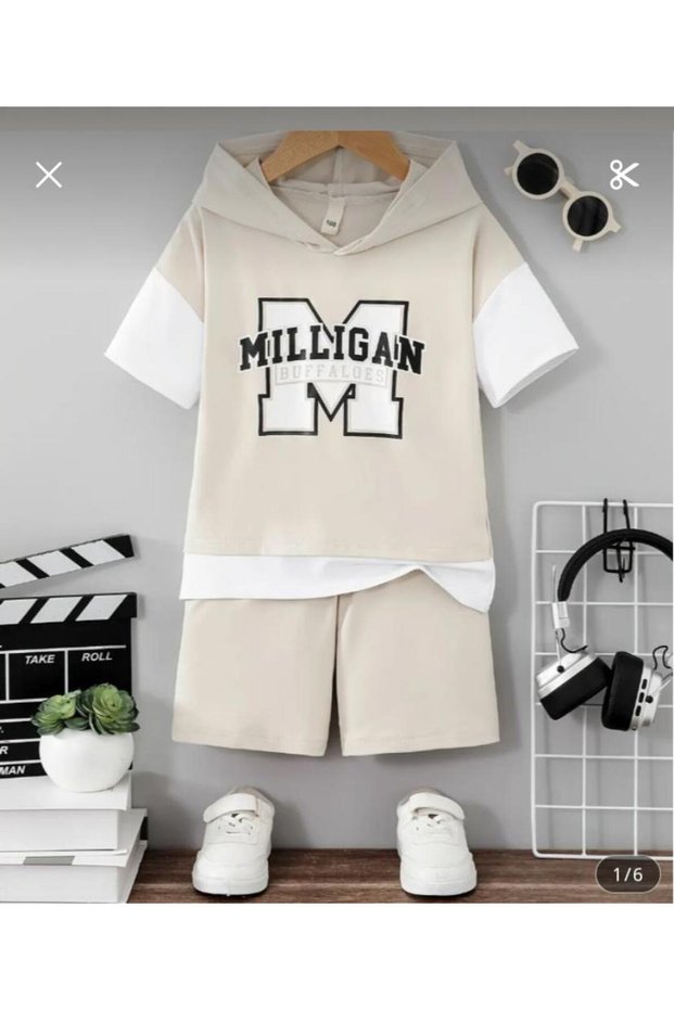 Comfortable Children's Sleeve White Suit