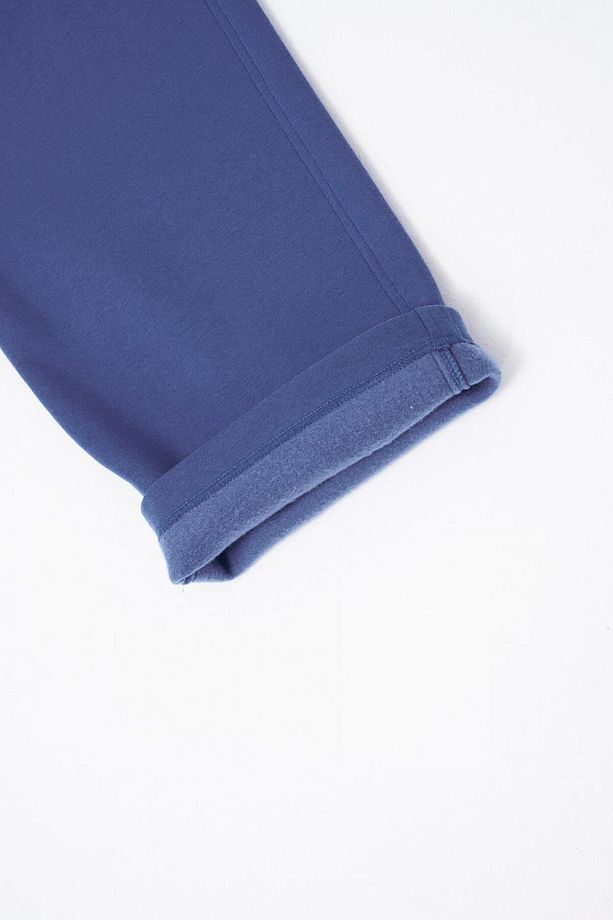 Erkek Oversize Baggy Sabah Mavi Eşofman Altı - 6
