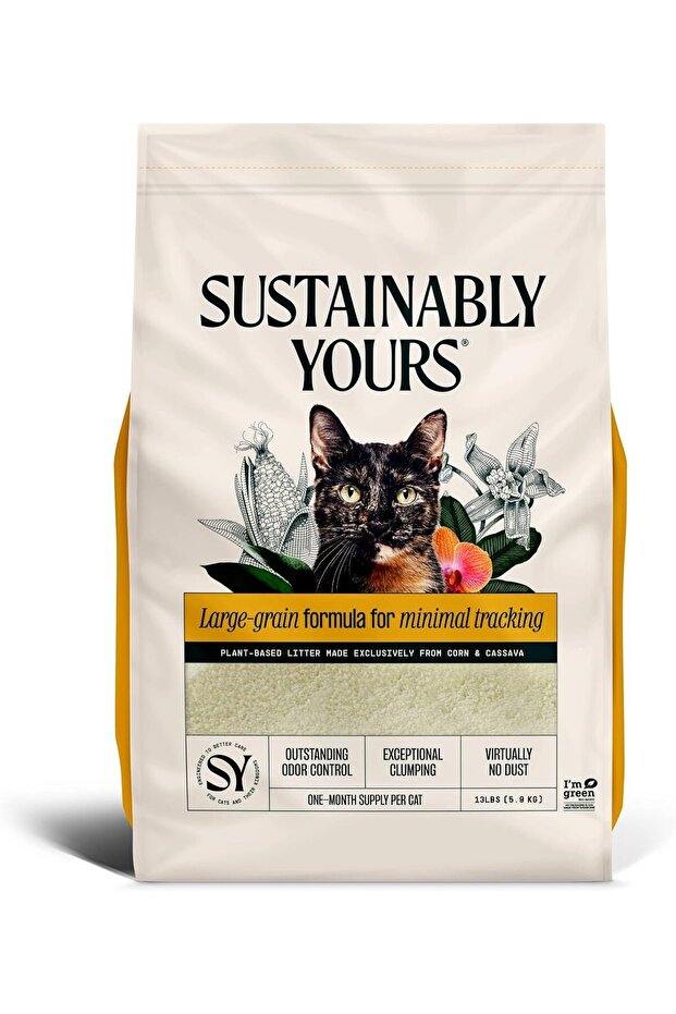 Natural Cat Litter Large Grains - 13lb/6 Kgs