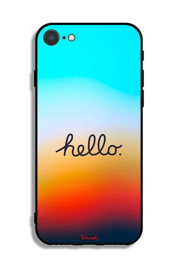 غطاء حماية لجهاز Apple iPhone 7 مرحباً - 2