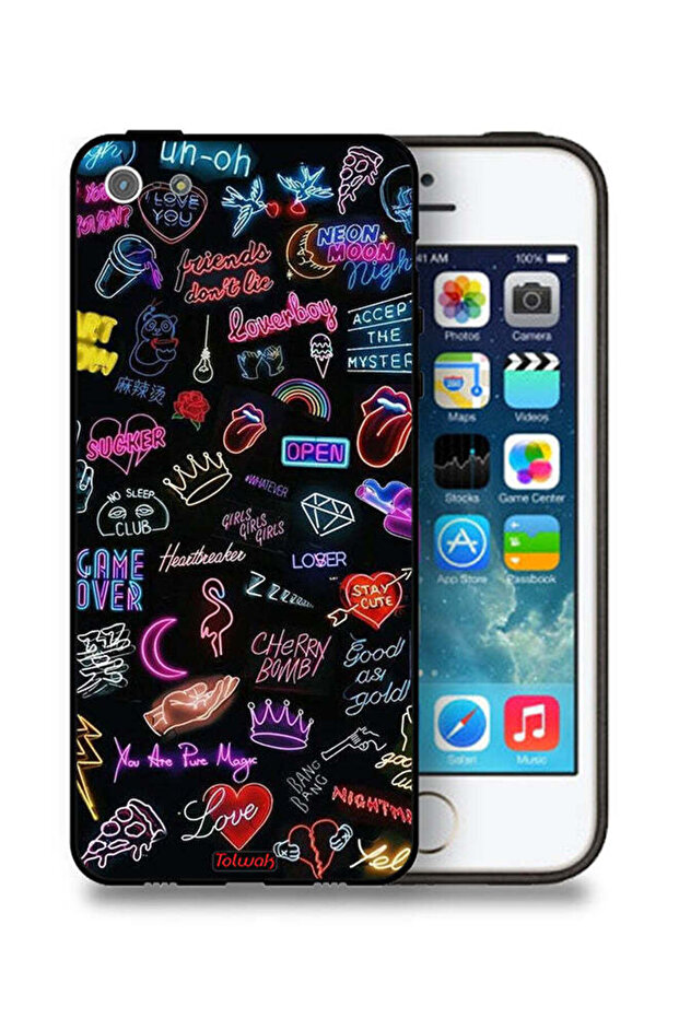 جراب حماية لهاتف Apple iPhone 5/5s/SE - اقبل الغموض