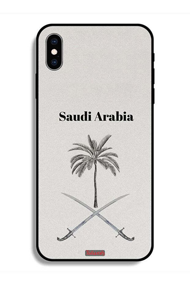 Protective Case For Apple iPhone X Kingdom Of Saudi Arabia Sign Art