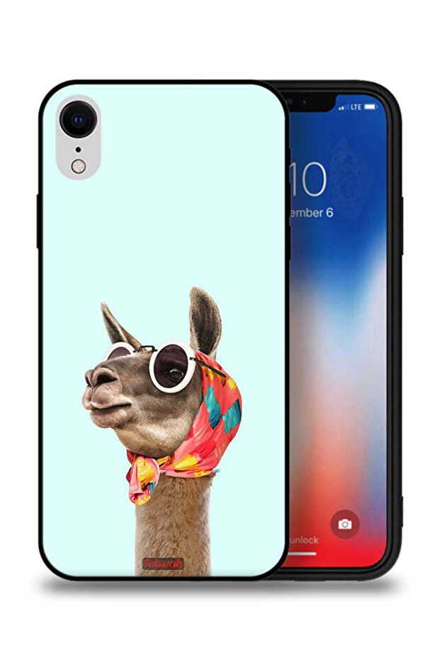 غطاء حماية لجهاز Apple iPhone XR بتصميم جمل لطيف وأنيق