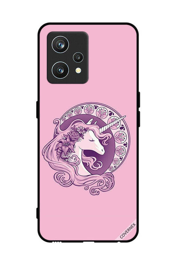 غطاء حماية لهاتف Realme 9 Pro Plus برسومات يونيكورن
