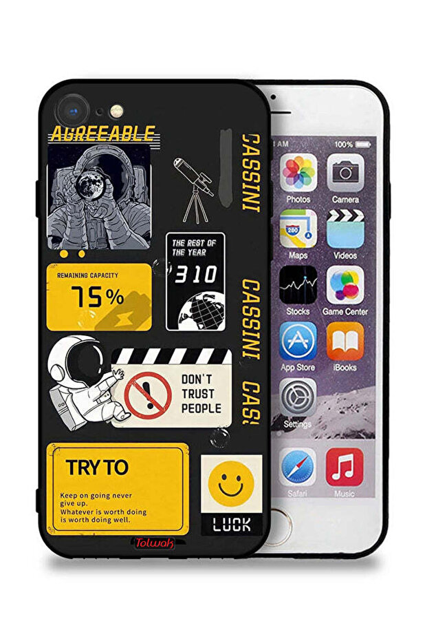 جراب حماية لجهاز Apple iPhone 8 بتصميم رائد فضاء