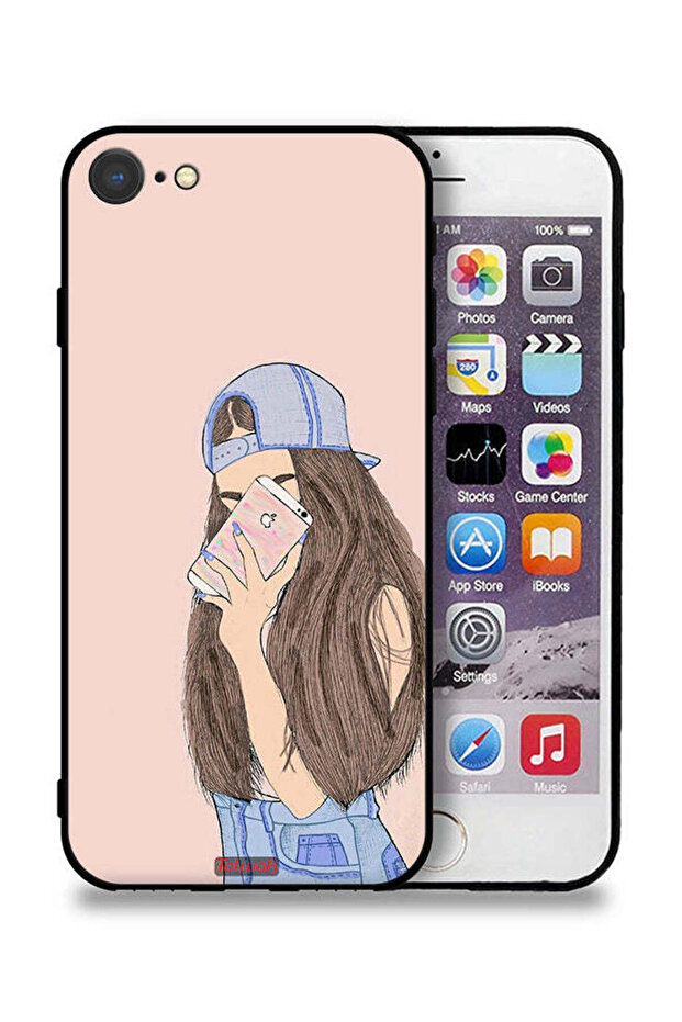 جراب حماية لجهاز Apple iPhone 8 لالتقاط صور سيلفي - 1