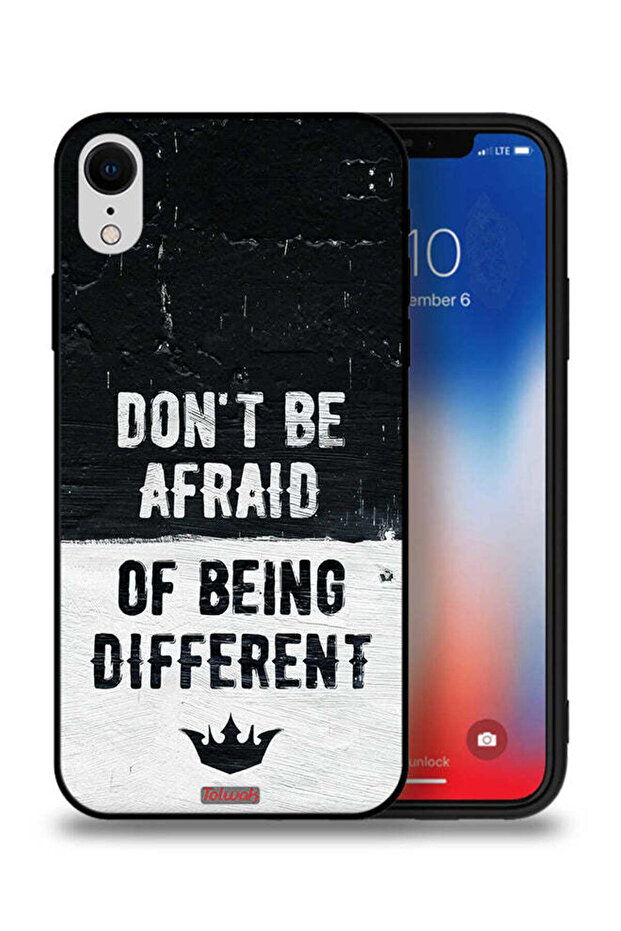 جراب حماية لجهاز Apple iPhone XR لا تخف من أن تكون مختلفًا