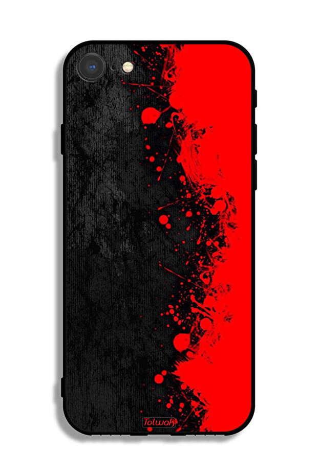 غطاء حماية لجهاز Apple iPhone 7 بنمط تجريدي - 2