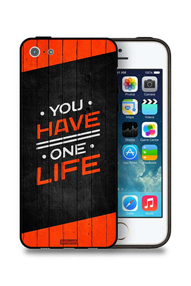 جراب حماية لجهاز Apple iPhone 5/5s/SE - لديك حياة واحدة