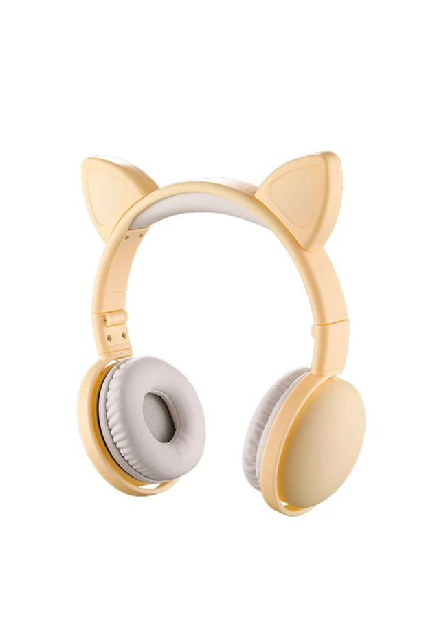 ALLY Kedi Kulak Kulaküstü Bluetooth 5.0 Kablosuz Kulaklık-(1903) - GRDS8798-3655 - 2