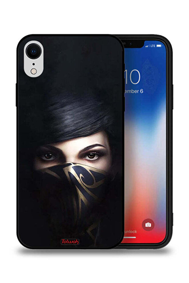 جراب حماية لهاتف Apple iPhone XR بطبعة فتاة محجبة