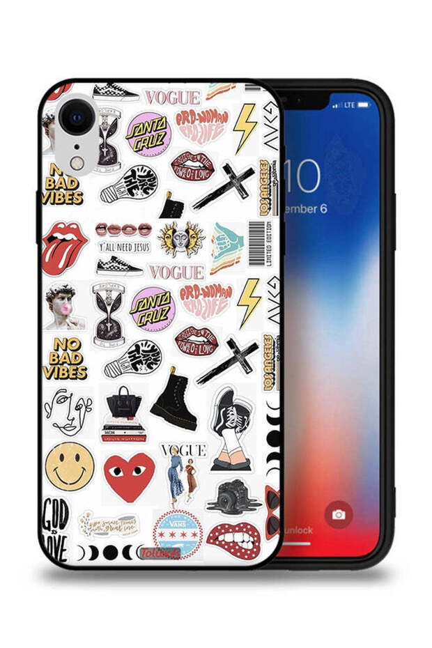 جراب حماية لجهاز Apple iPhone XR بدون ملصقات سلبية
