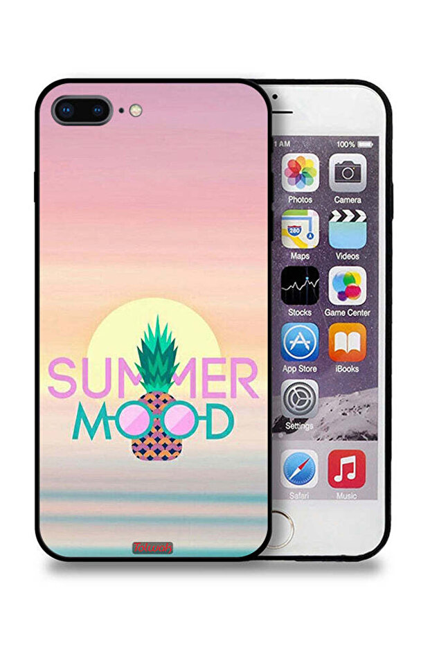 غطاء حماية لجهاز Apple iPhone 7 Plus - مزاج صيفي - 1