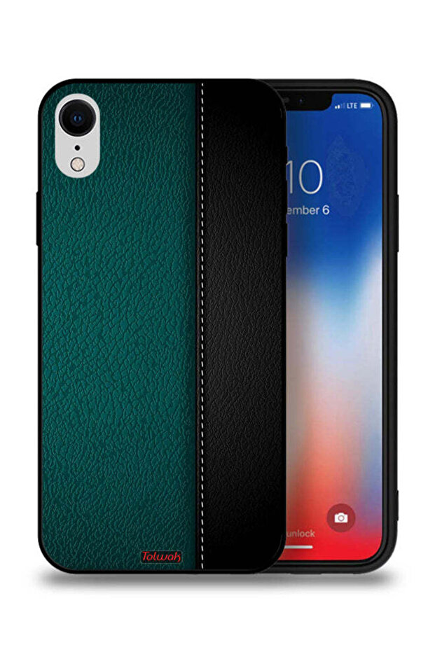 جراب حماية جلدي لهاتف Apple iPhone XR - 1