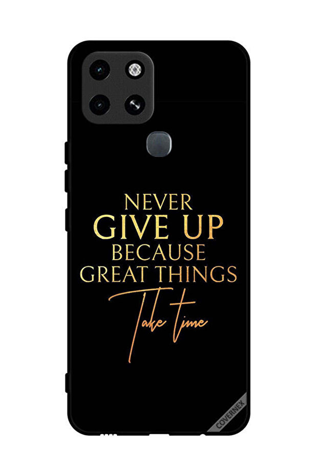 غطاء حماية لهاتف Infinix Smart 6 لا تستسلم أبدًا