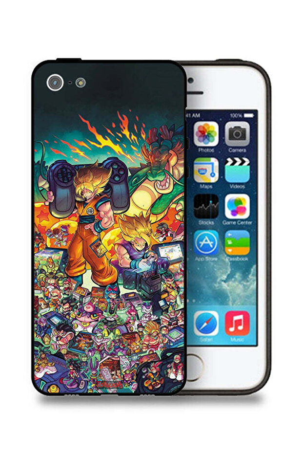 جراب حماية لجهاز Apple iPhone 5/5s/SE برسومات فنية للاعب