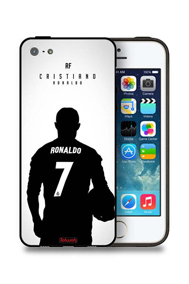 جراب حماية لهاتف Apple iPhone 5/5s/SE بقناع كريستيانو رونالدو