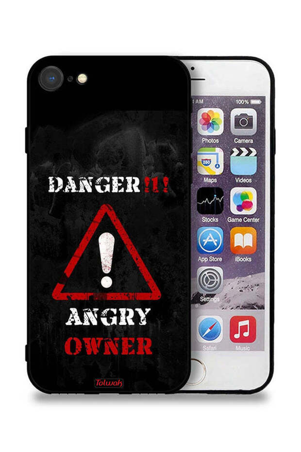 جراب حماية لجهاز Apple iPhone 8 - مالك غاضب