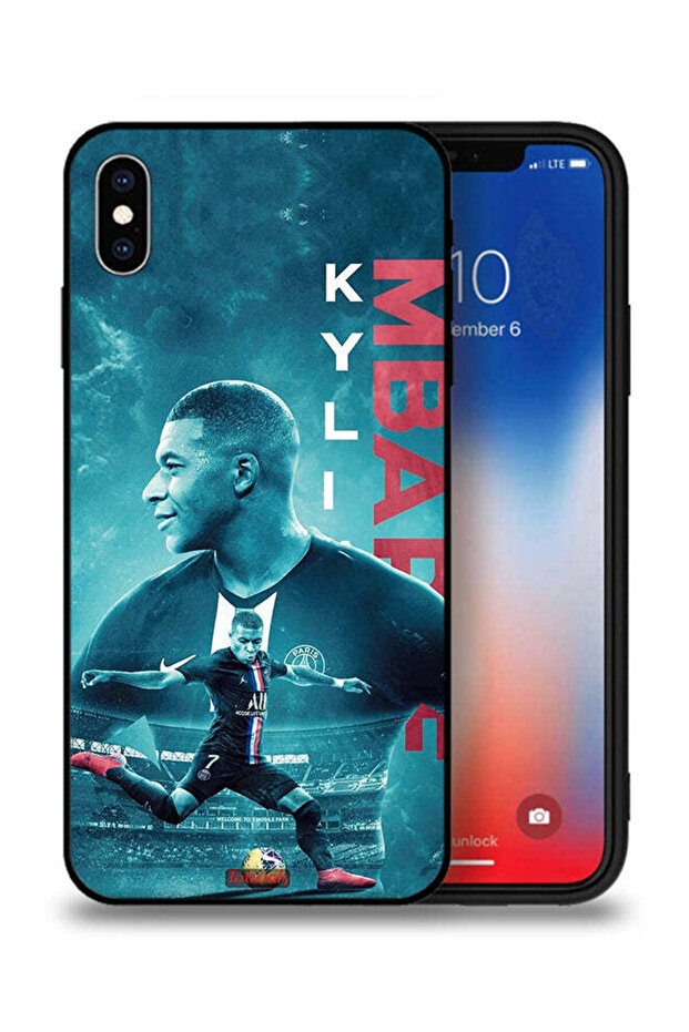 جراب حماية لجهاز iPhone XS Max من Apple مع ملصق Mbappe