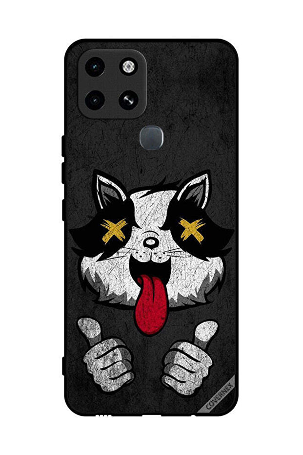 غطاء حماية لهاتف Infinix Smart 6 Marshmallow Cat