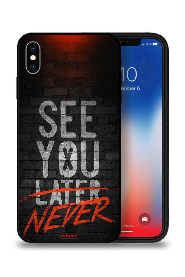 Apple iPhone XS Protective Case See You Never