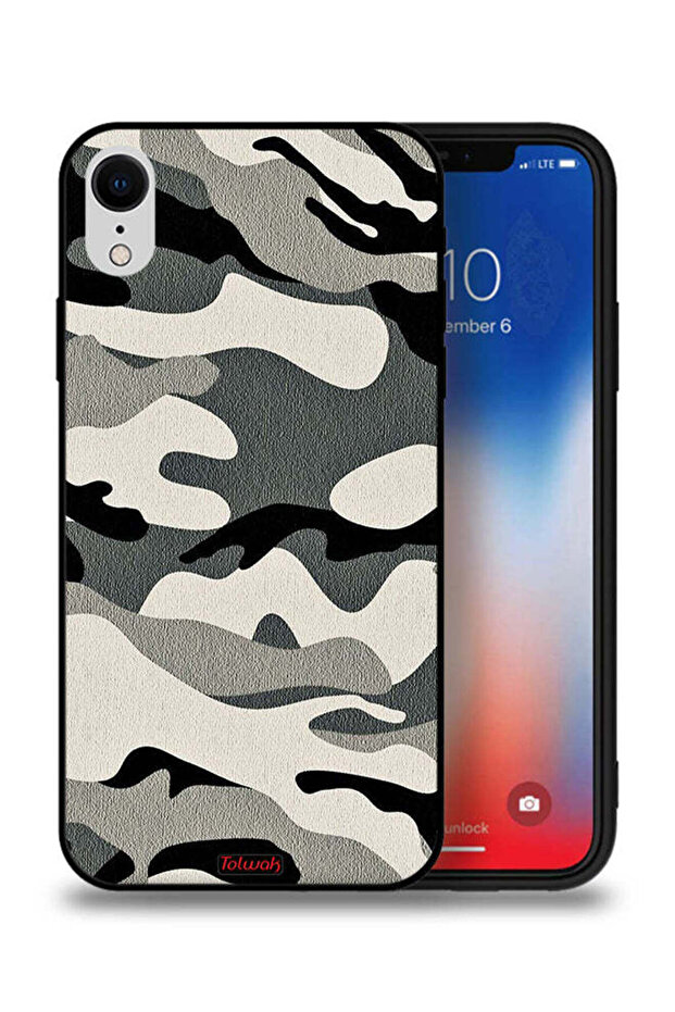 غطاء حماية مموه لهاتف Apple iPhone XR