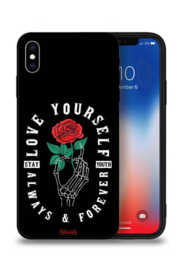 جراب حماية لجهاز Apple iPhone XS Max - أحب نفسك دائمًا