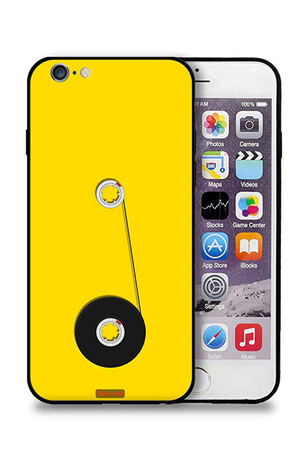 غطاء حماية لجهاز Apple iPhone 6 Plus/6s Plus بتصميم عجلة كاسيت