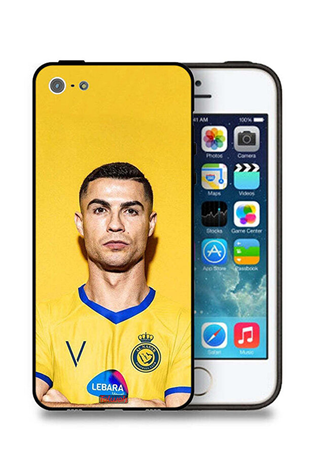 جراب حماية كريستيانو رونالدو لهاتف Apple iPhone 5/5s/SE