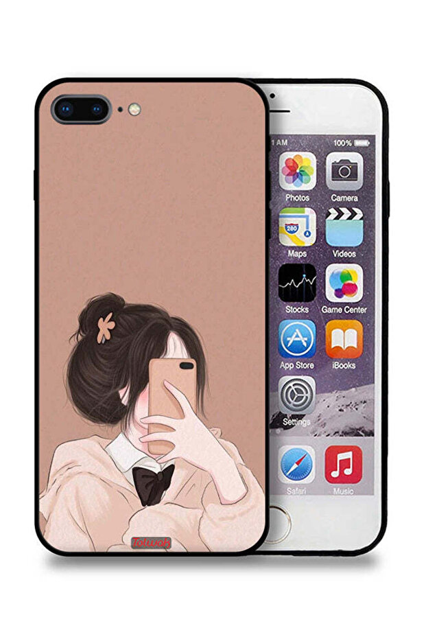 جراب حماية لجهاز Apple iPhone 8 Plus لالتقاط صور سيلفي - 1