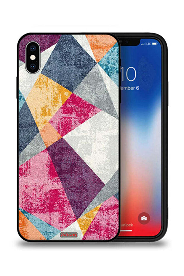 جراب حماية لجهاز Apple iPhone XS بنمط طلاء - 1