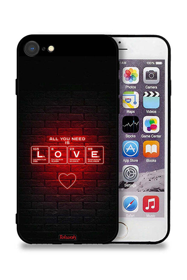 جراب حماية لجهاز Apple iPhone 8 كل ما تحتاجه هو الحب