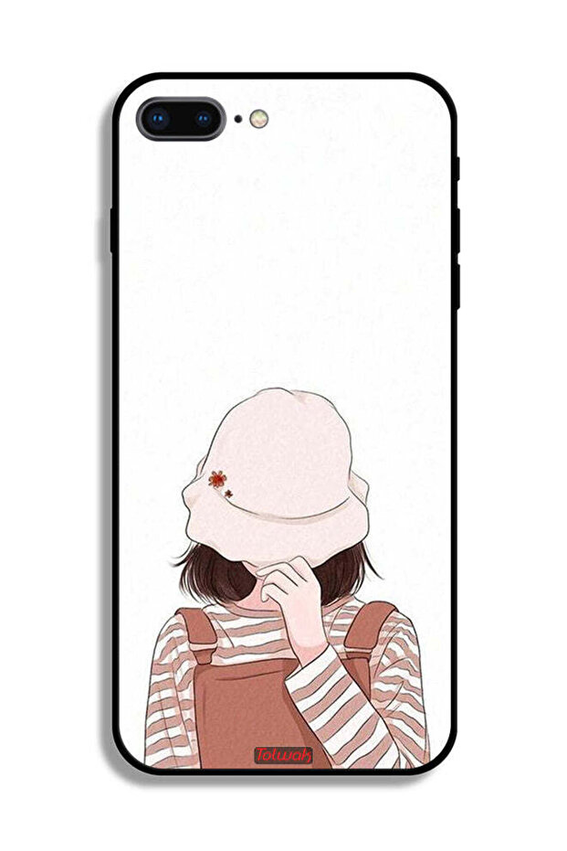 غطاء حماية لجهاز Apple iPhone 8 Plus مع غطاء للوجه - 2