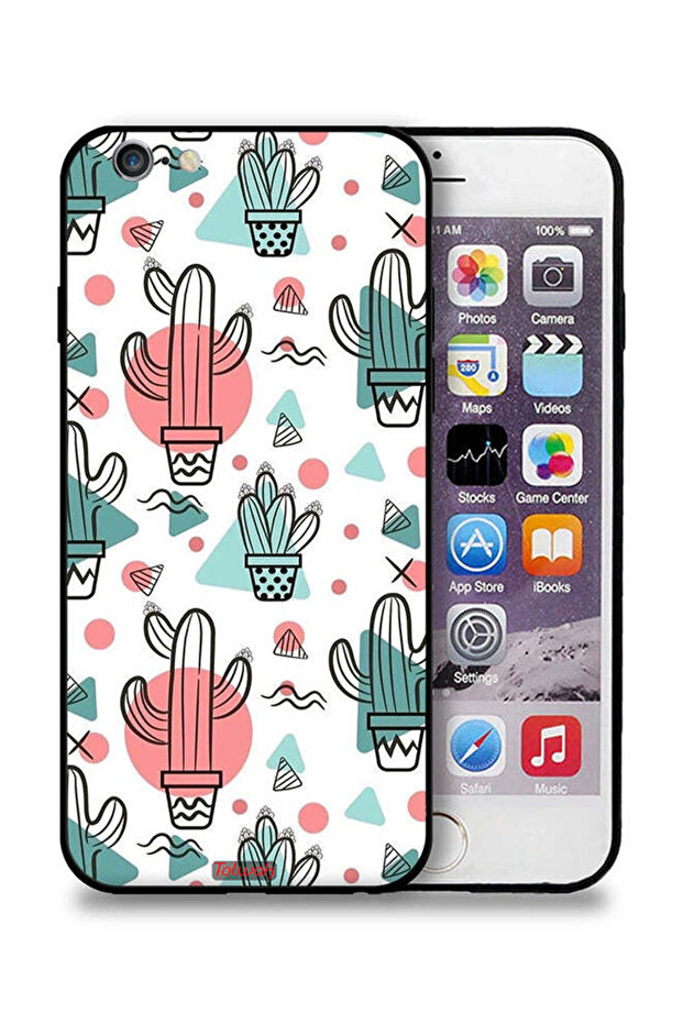 غطاء حماية لجهاز Apple iPhone 6/6s بتصميم الصبار