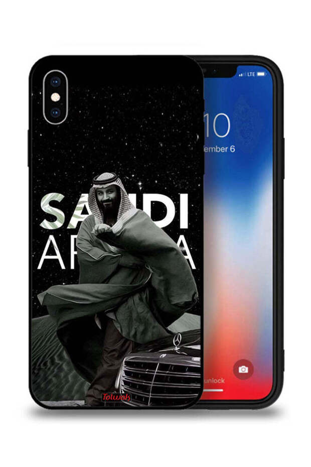غطاء حماية لجهاز آيفون XS ماكس من آبل ولي العهد الأمير محمد بن سلمان