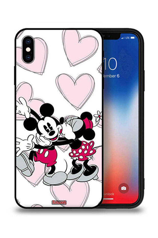 غطاء حماية لجهاز Apple iPhone XS Max بتصميم ميكي ماوس