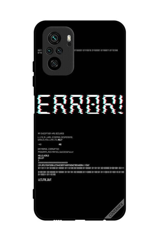 غطاء حماية لهاتف Poco M5s 4G مع خلفية خطأ 404