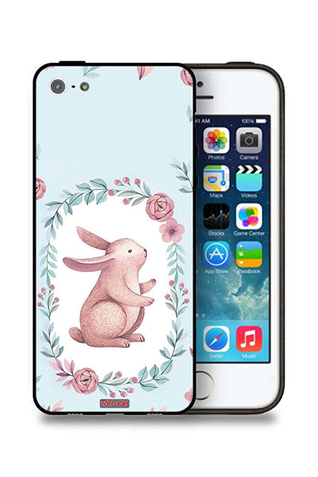 جراب حماية لجهاز Apple iPhone 5/5s/SE على شكل أرنب