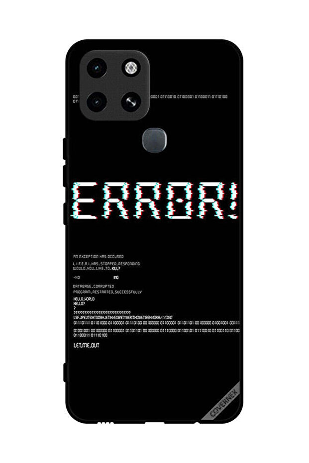 غطاء حماية لهاتف Infinix Smart 6 مع خلفية الخطأ 404