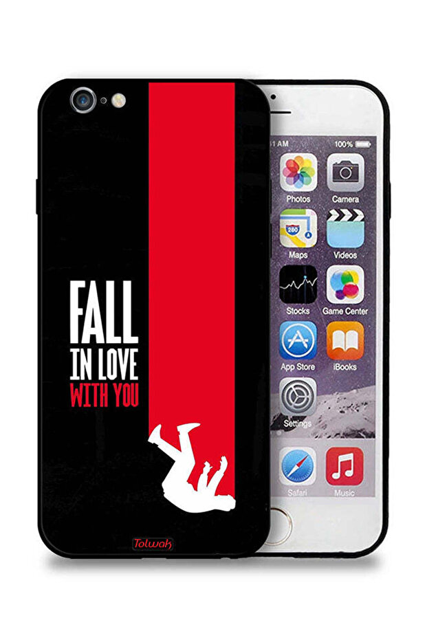 غطاء حماية لجهاز Apple iPhone 6 Plus/6s Plus "Fall In Love With You"