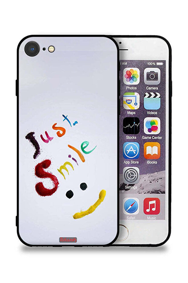 جراب حماية لجهاز Apple iPhone 8 - Just Smile