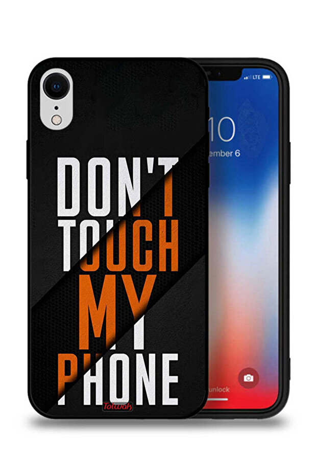 جراب حماية لجهاز Apple iPhone XR - لا تلمس هاتفي