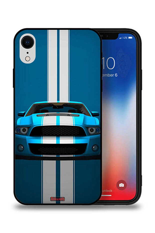 جراب حماية لهاتف Apple iPhone XR بتصميم سيارة فنية تجريدية